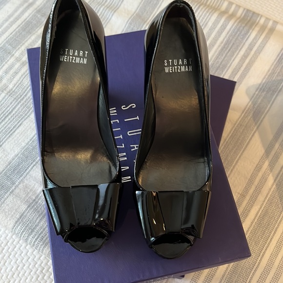 Stuart Weiztman BowRight platform shoes - Picture 2 of 7